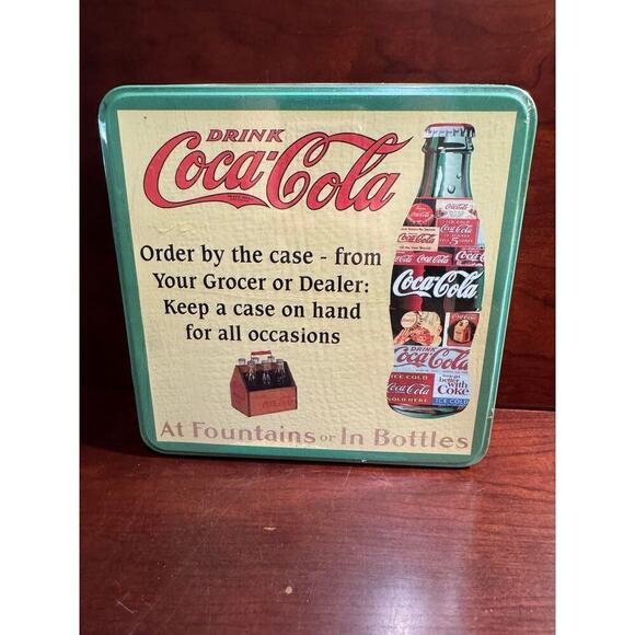 NIP Coca Cola COKE Jigsaw Puzzle in Collectible Tin Box 500 Pieces Bottle Shaped - Picture 1 of 6